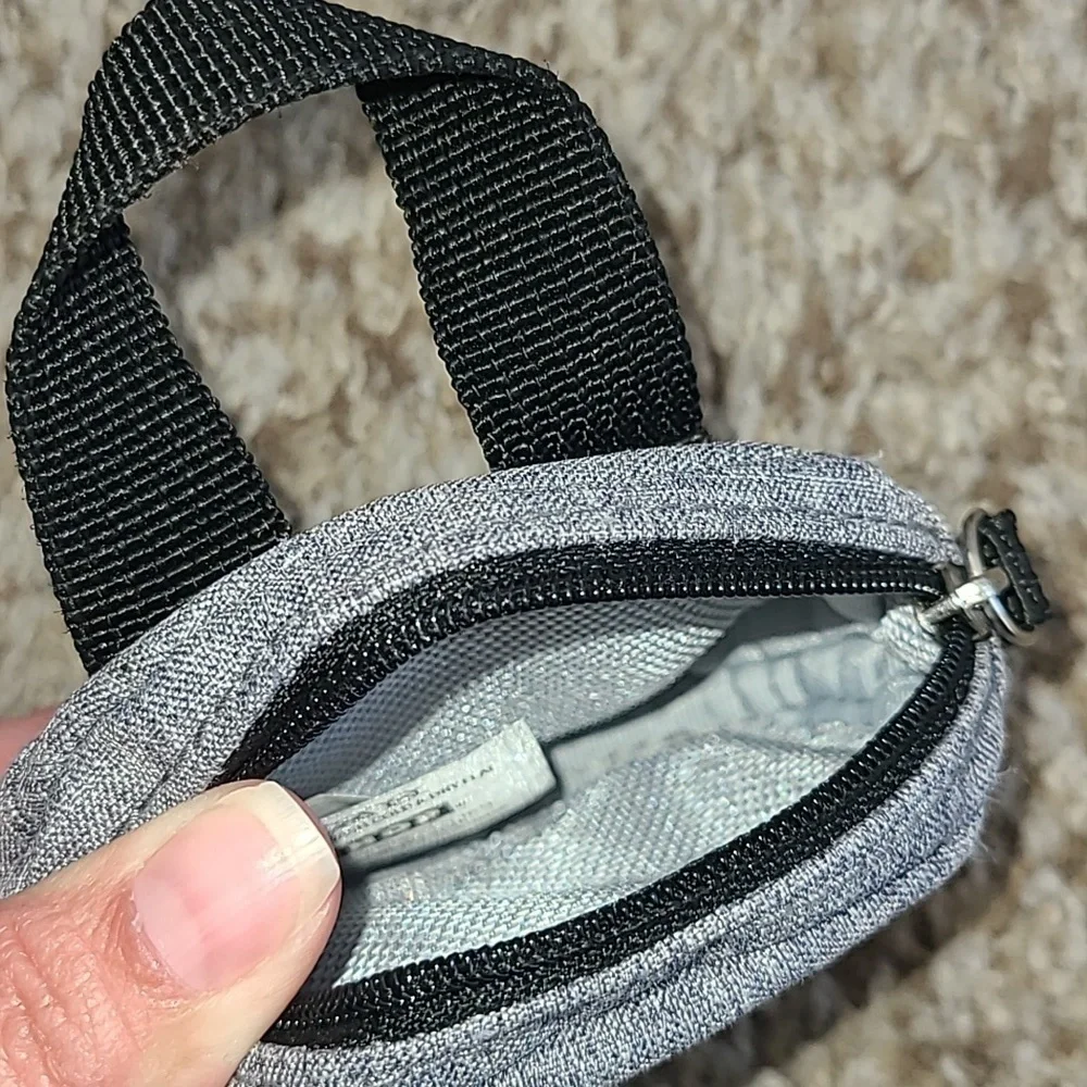 Skip Hop Gray and Red Travel Changing Kit Zip Off Changing Mat